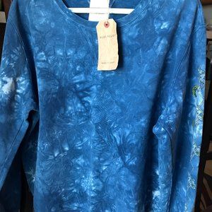 REMI Relief Dark Indigo Tie Died Sweatshirt Japan